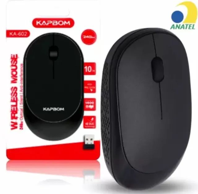 Novo Mouse Sem Fio Kapbom USB