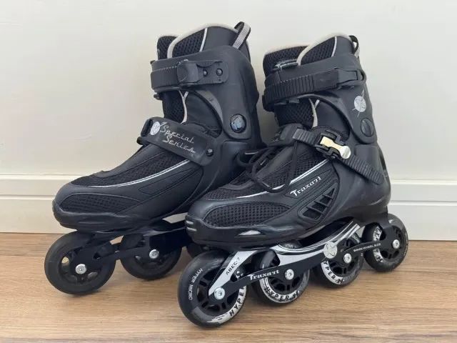 Patins Inline Jet Preto Traxart - Tam: 8