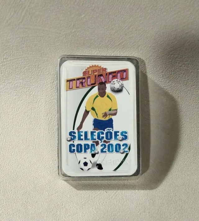 Jogo de cartas "SUPER TRUNFO" -GROW. Seleções Copa 2002-Código 1855-  Lote 825 - Foto 2