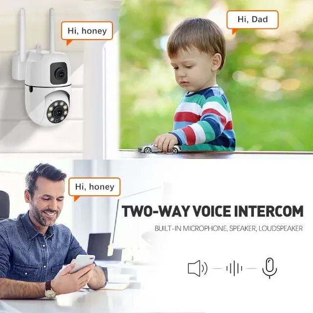 Camera IP duas Lentes wifi - Foto 2