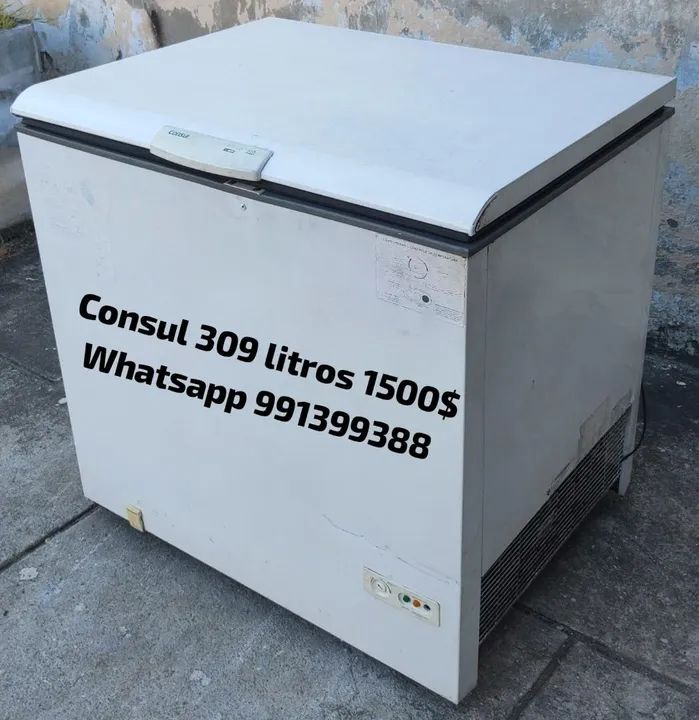 Freezer Consul 309 Litros gela e congela tomada 127 voltz entrego - Foto 2