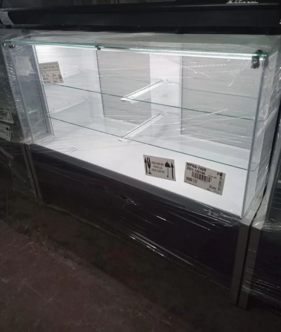 Balcão Vitrine Natural de 1,40m Gelopar 