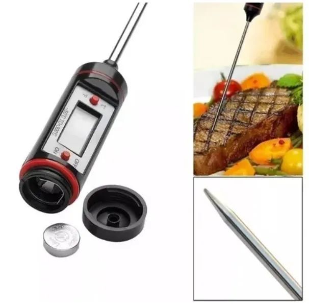  Balança Digital Cozinha Até 10 Kg + Termômetro Culinário Top   Arduino Automação COD-AP96 - Foto 3