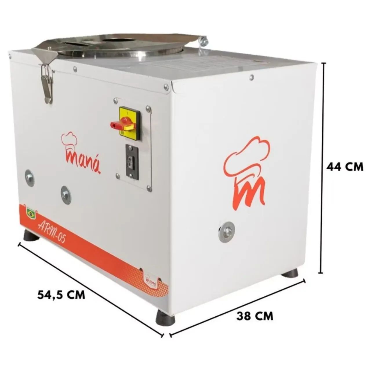 Amasseira rápida 5kg de inox