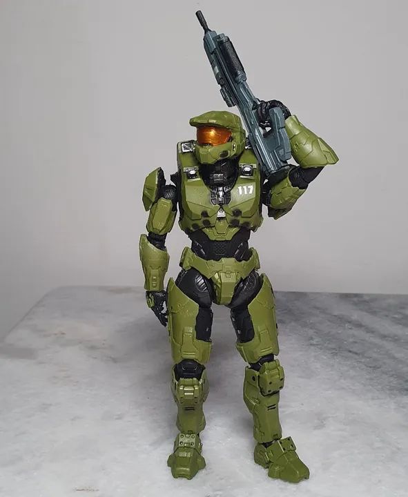 開封済み RE：EDIT HALO INFINITE MASTER CHIEF Master Chief Re:Edit Halo Infinite - Figura de Ação 1/12 bootleg