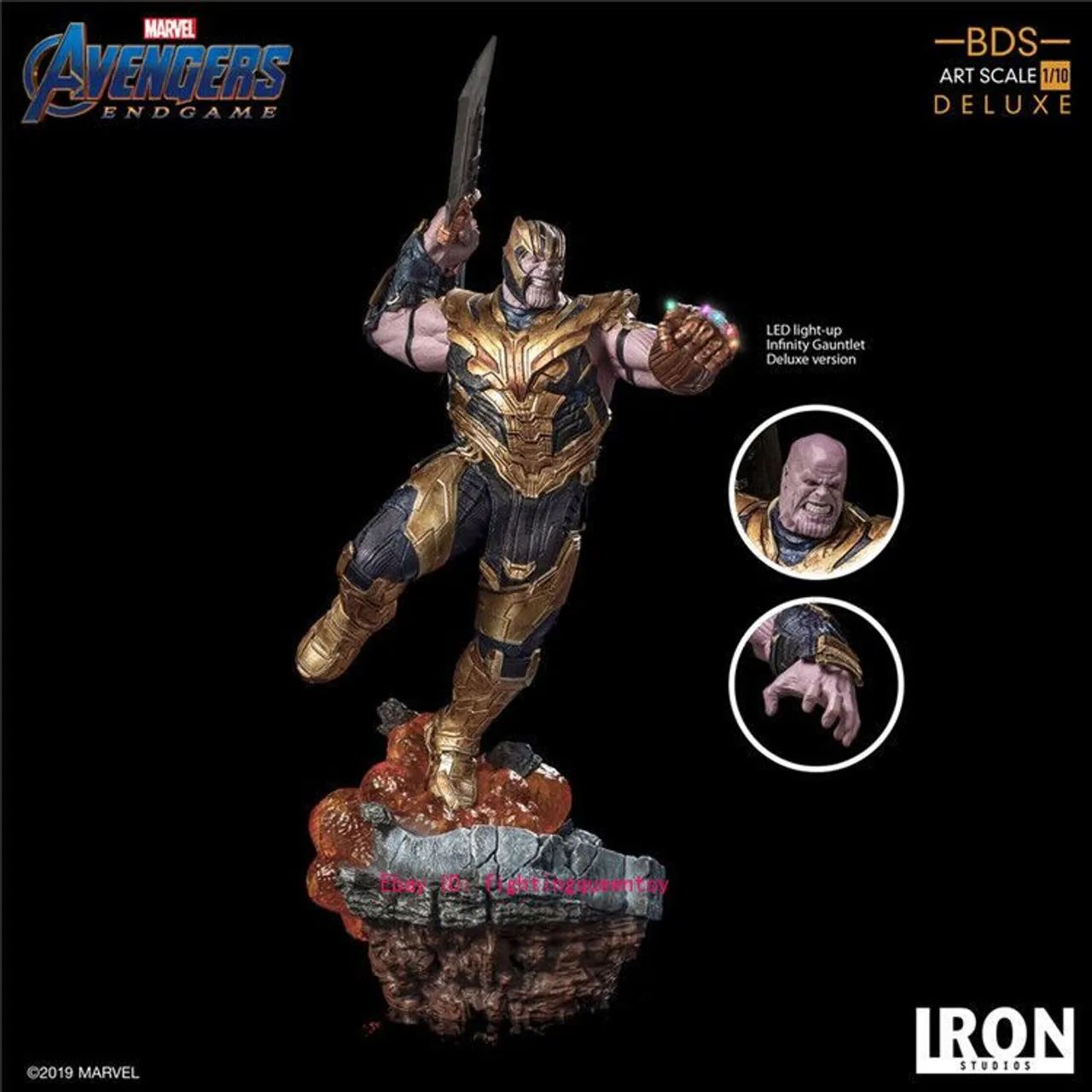 Thanos Deluxe - Avengers Endgame - Art Scale 1/10 - Iron Studios
