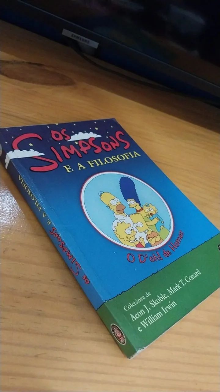 Livro Os Simpsons e a Filosofia -  O Dóh! de Homer - Uma coletânea divertida de analises