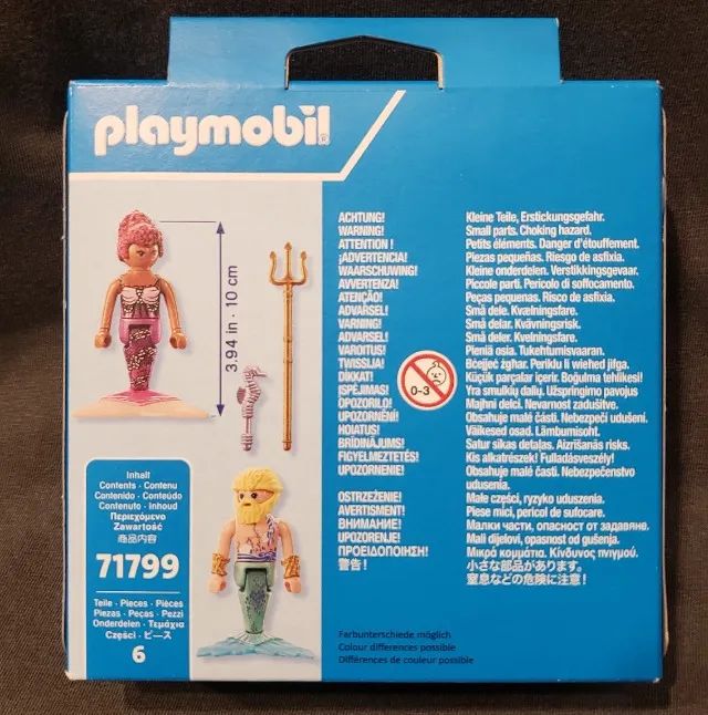 Playmobil Duo Pack Sereia e Tritão - Foto 2