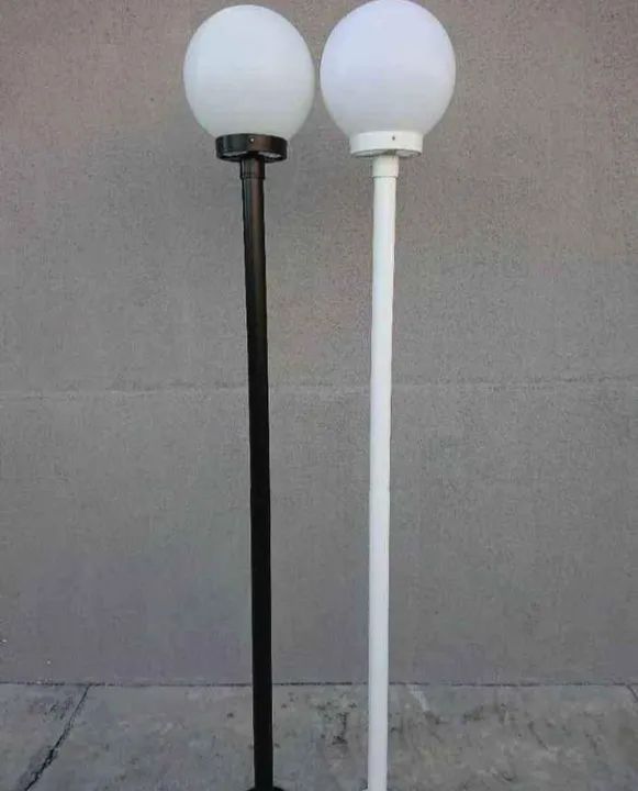 Poste de jardim com 1 globo