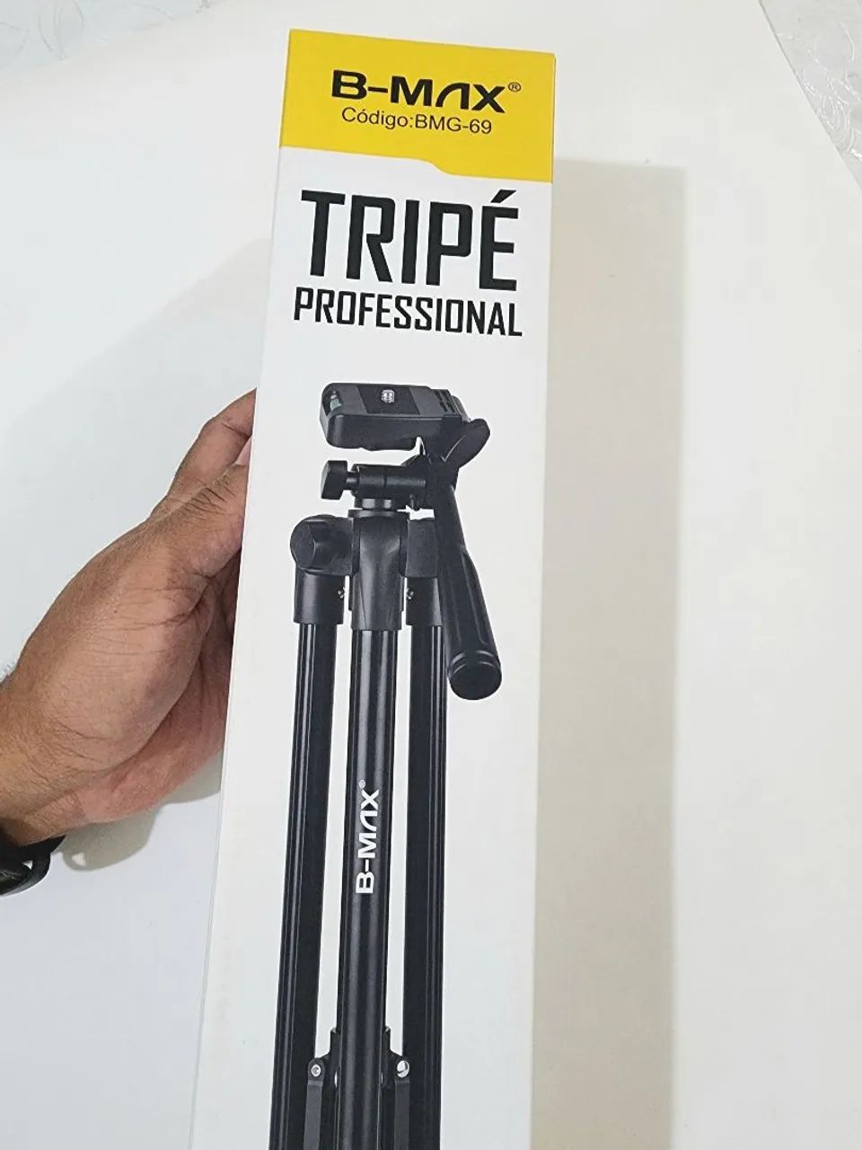 Tripé profissional para celular 