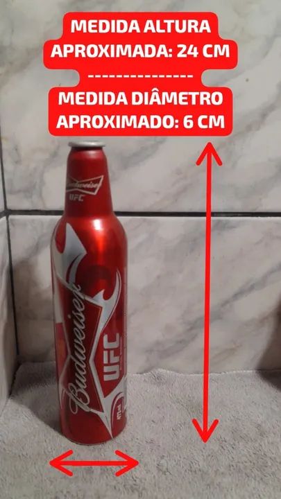 Garrafas De Alumínio Budweiser - Pra Colecionadores (12 Unidades/Vazias/Envio Por OLX Pay) - Foto 5