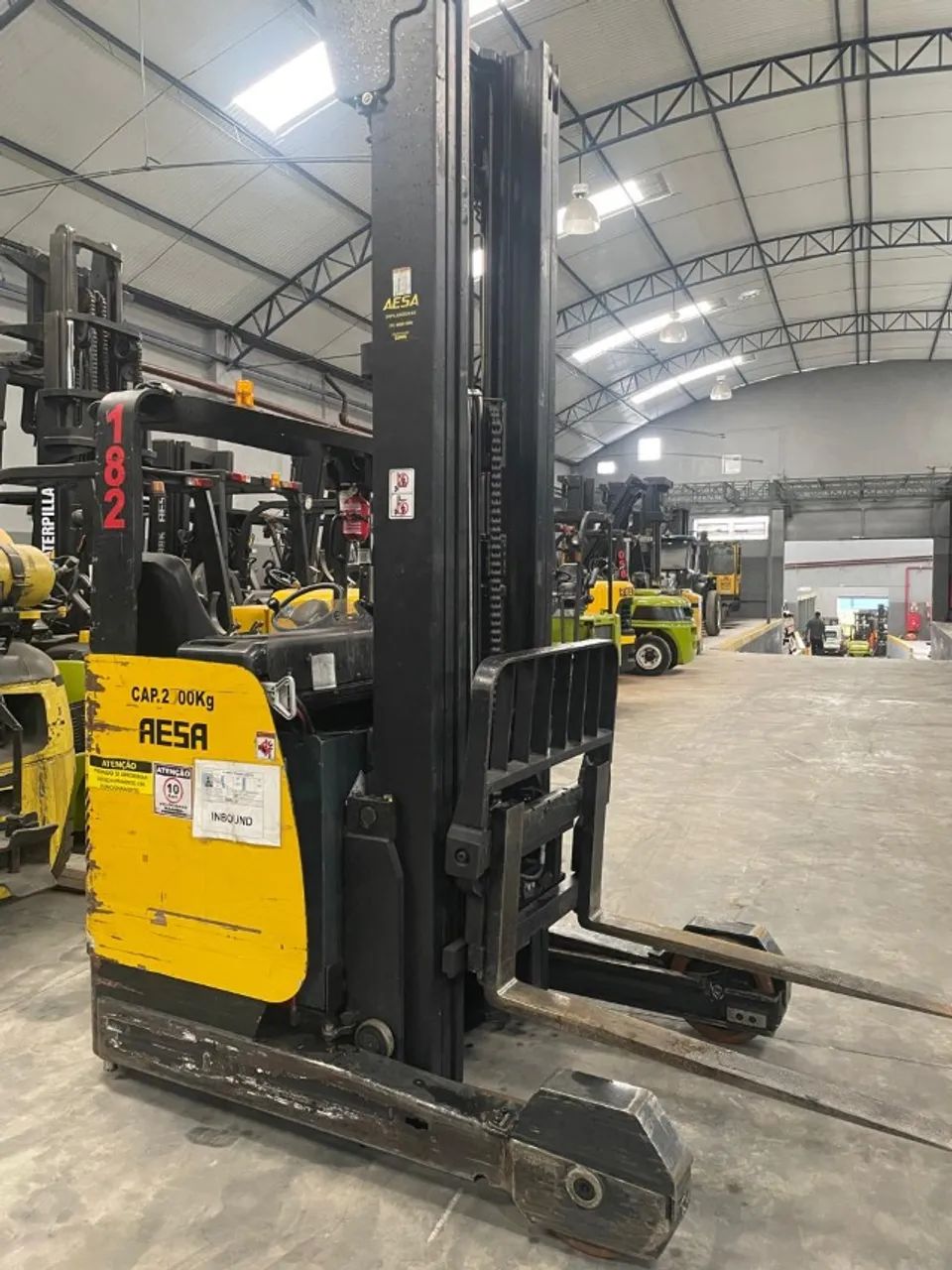 Empilhadeira hangsha CQD16H Triplex 7500mm 2000kg elétrica - Foto 3