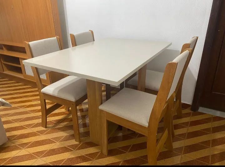 Super Promoção Mesa de Jantar 120x80 