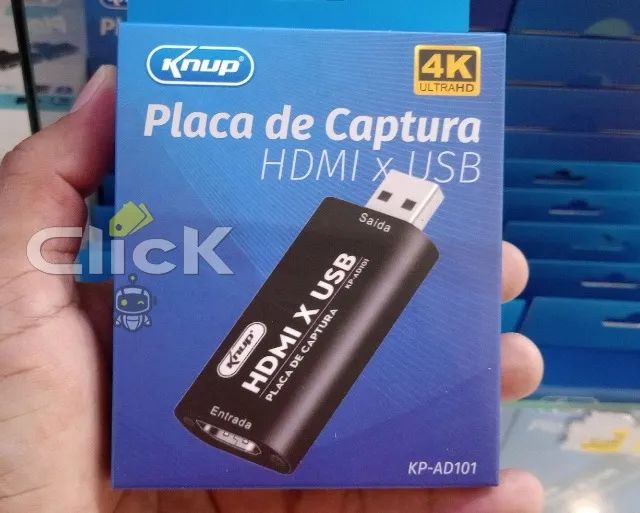 Placa de Captura HDMI x USB Full HD 1080p Knup, entregamos