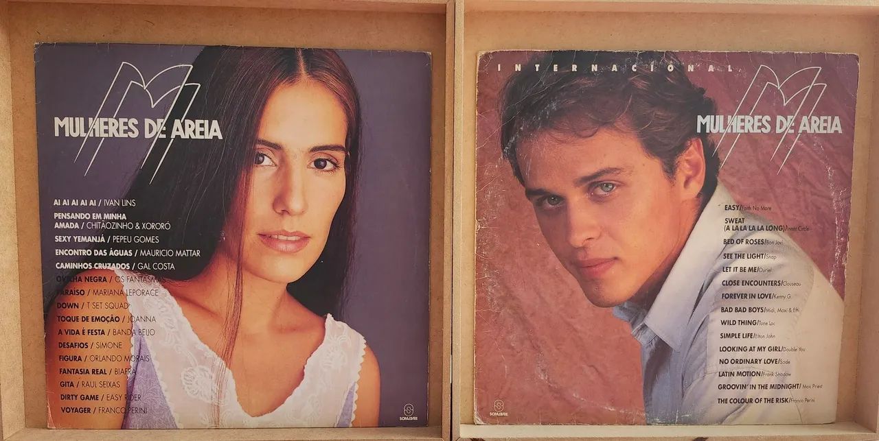 Novela Mulheres de Areia - disco de vinil - LP