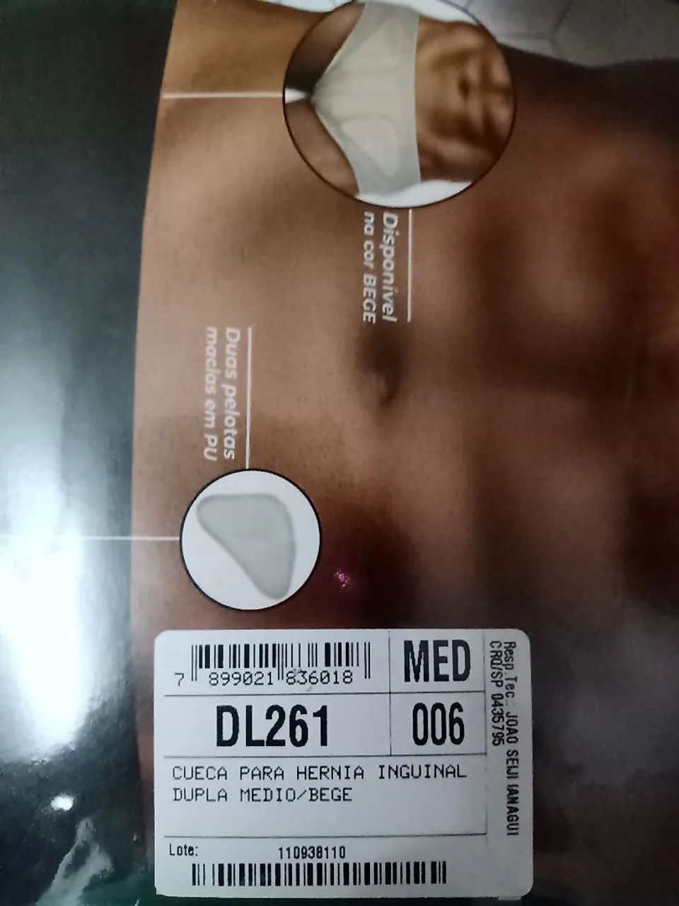CUECA PARA HÉRNIA ( NOVA ) - Foto 4