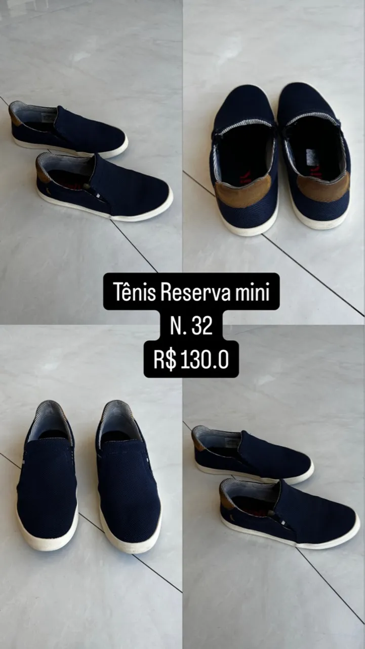 Tênis Reserva mini azul