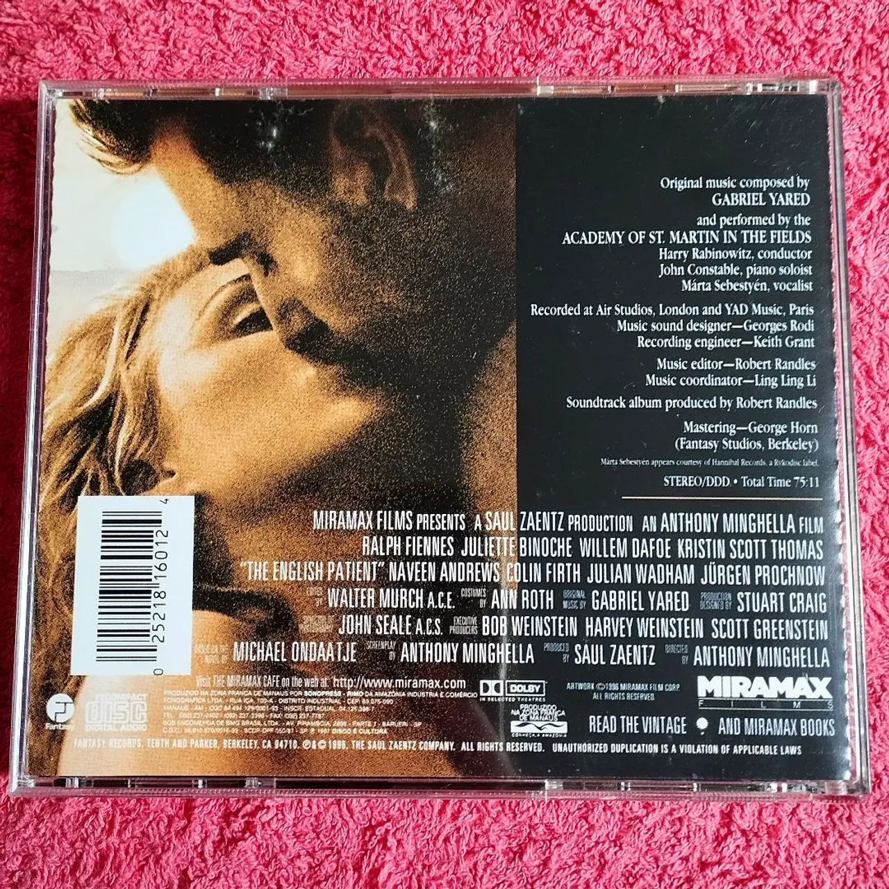 O Paciente Inglês - Trilha Sonora  - Foto 2