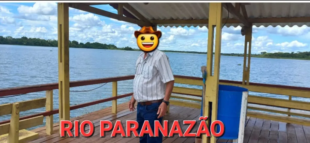 Terreno duas quadras das margens do Rio Paraná com peer para pescar.