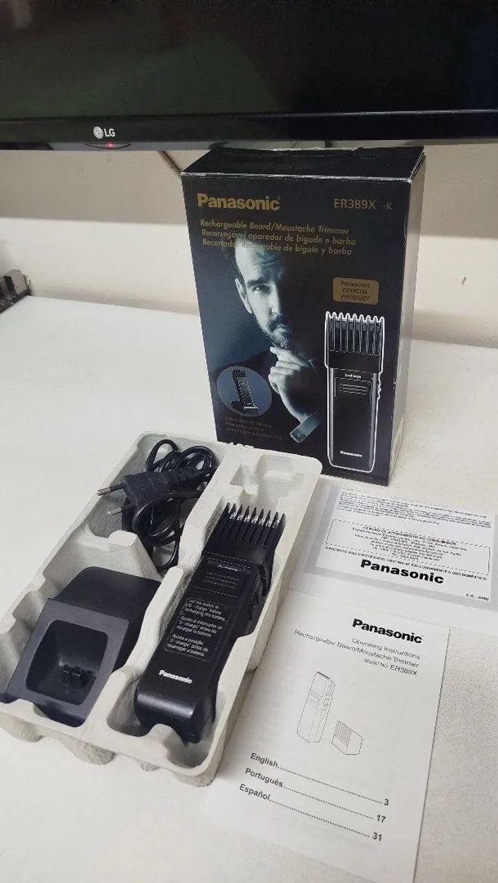 Aparador cabelo e barba Panasonic er389x 
