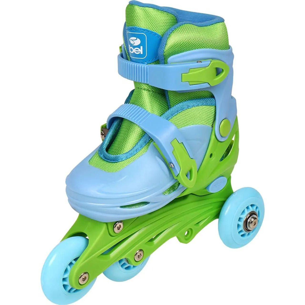 Patins 3 em 1Inline, Triline e Quadriline com Kit Proteção Ajustável Bel Novos - Foto 4