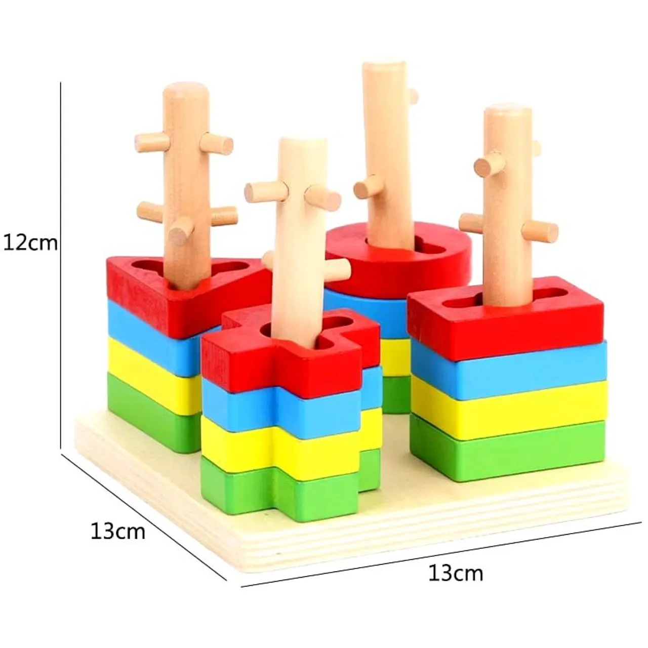Brinquedo Educativo Montessori - Formas e Cores