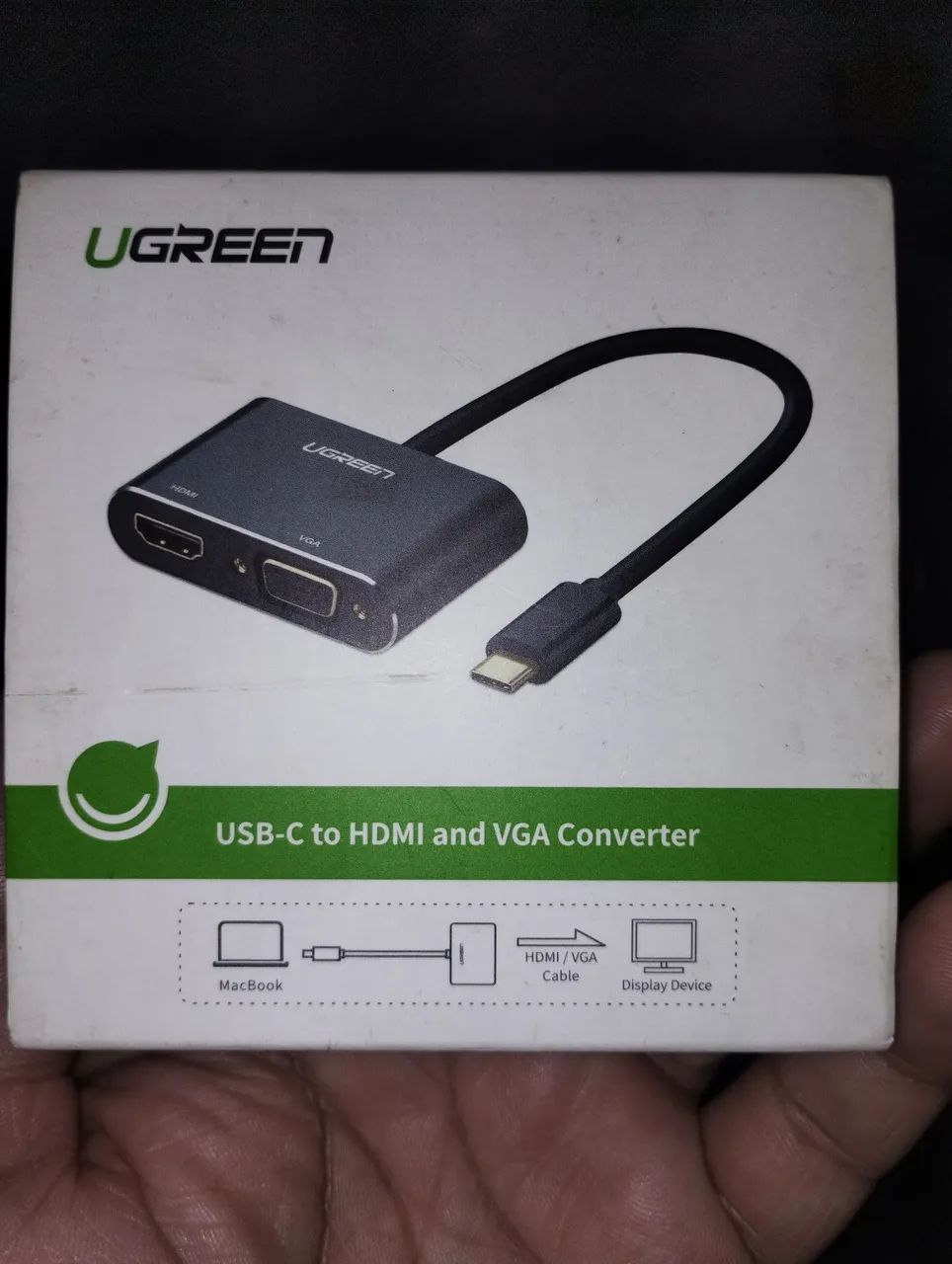 Conversor tipo c pra HDMI e VGA