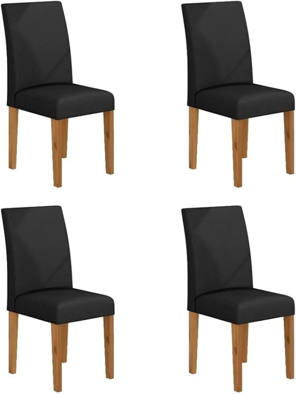 Kit Com 4 Cadeiras Para Sala Promoção