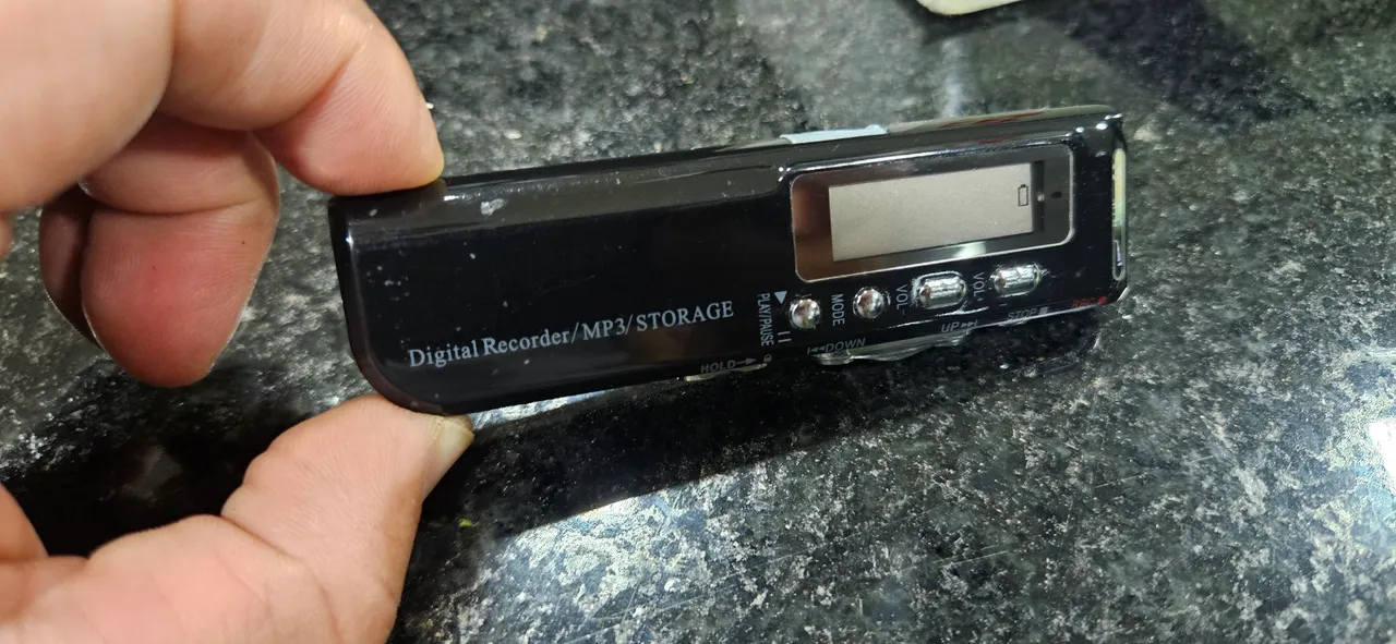 Gravador Digital MP3 com MP3 Player