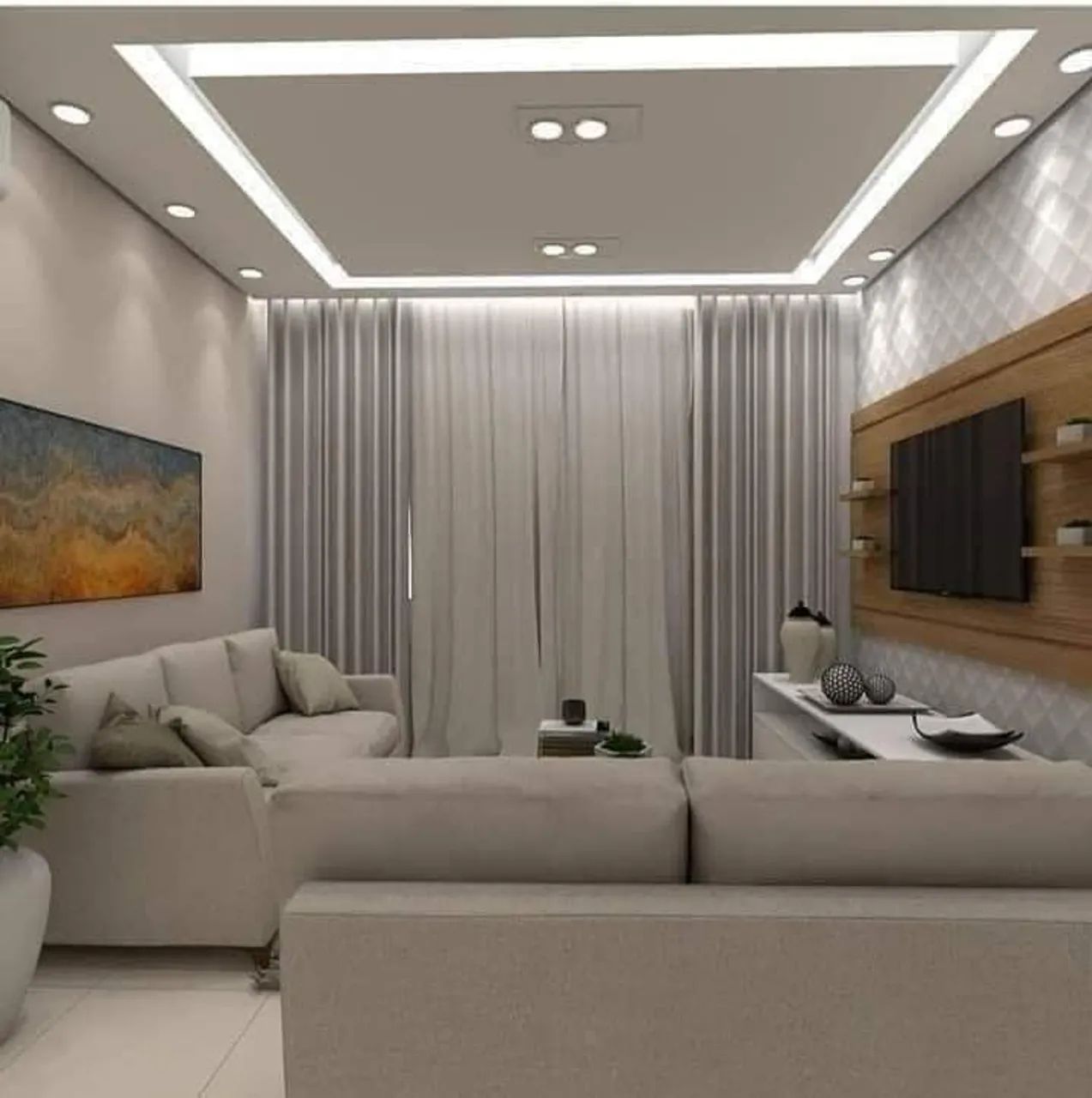 Gesso e decoração moderna  - Foto 4
