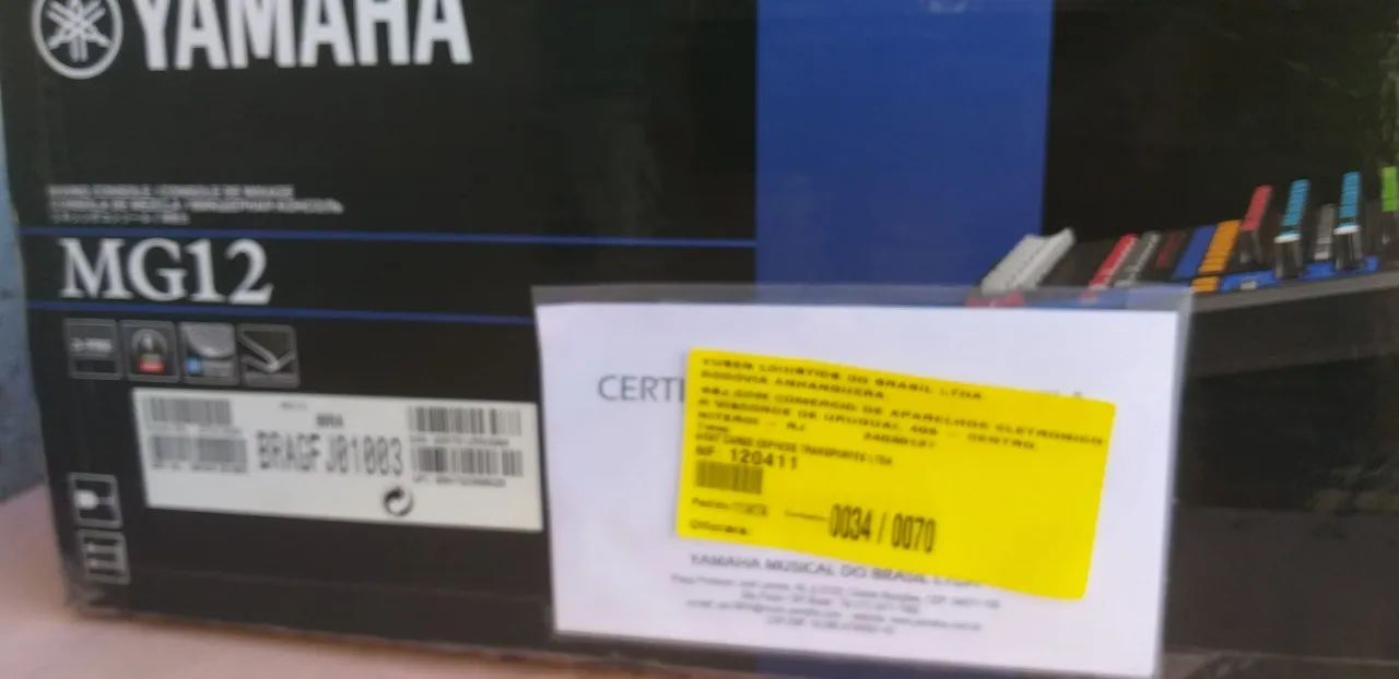 MESA DE SOM YAMAHA  MG - 12 (Nova na caixa ) - Foto 6