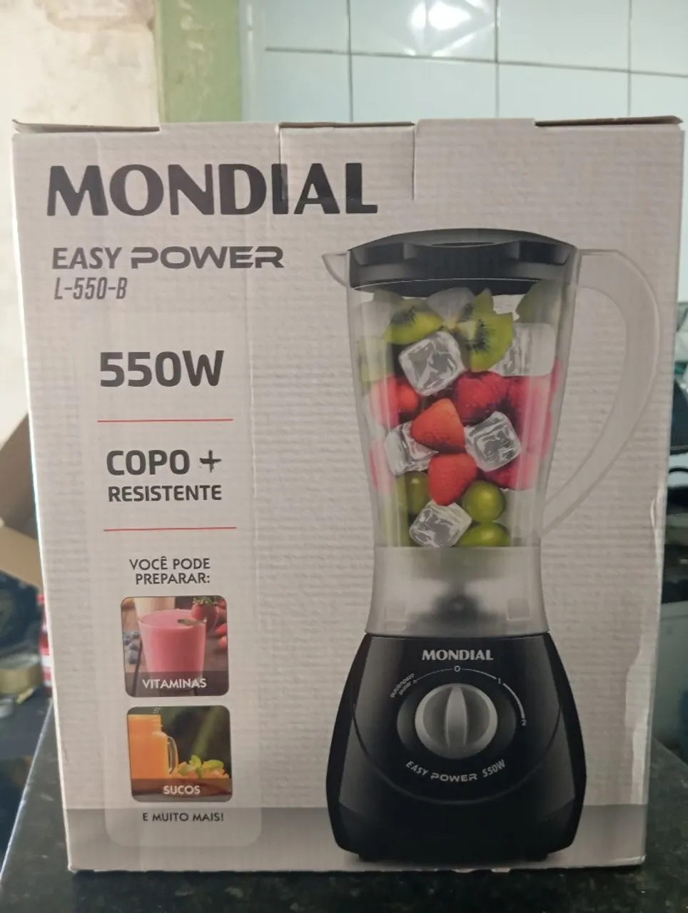 Liquidificador Mondial Easy Power L-550-B 550W