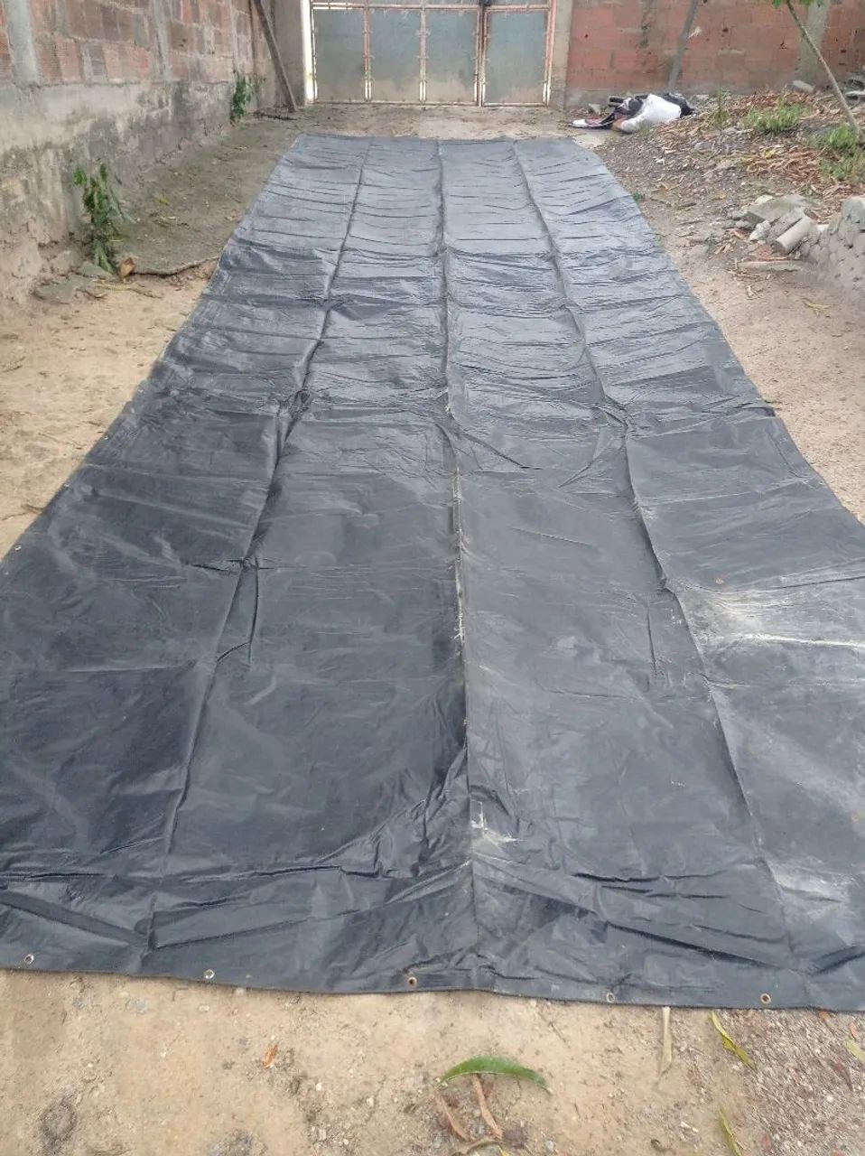 Lona Preta Impermeável - tamanho 10×3 - Foto 2