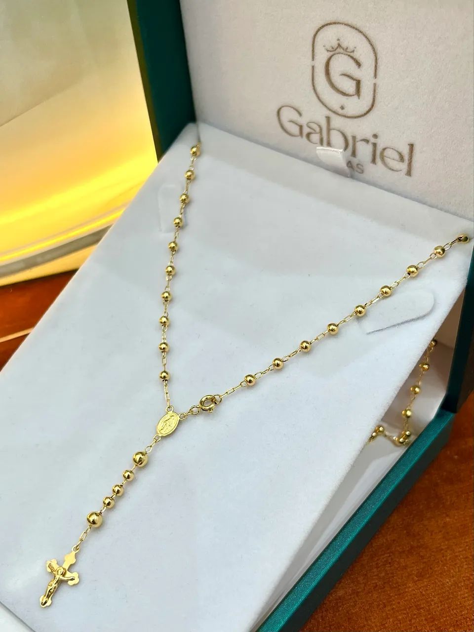 Cordão de ouro feminino proteção 7.14g 