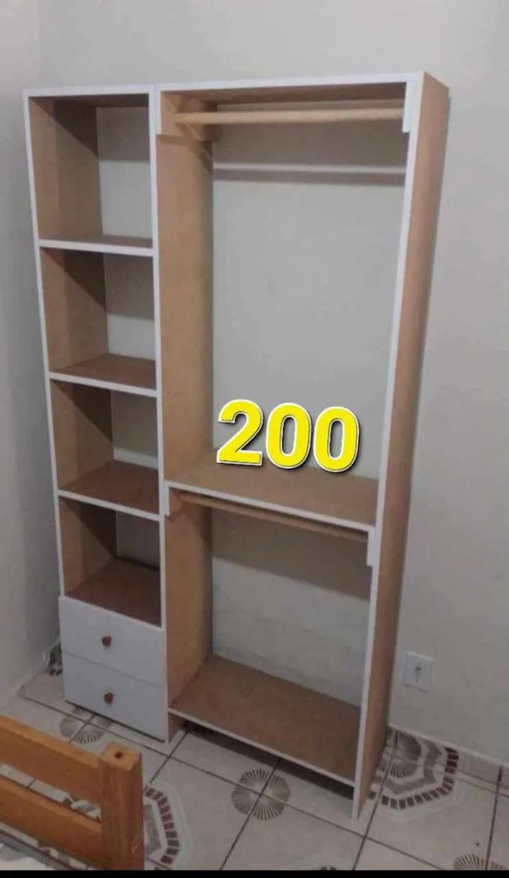 Mini closet com duas gavetas  - Foto 2