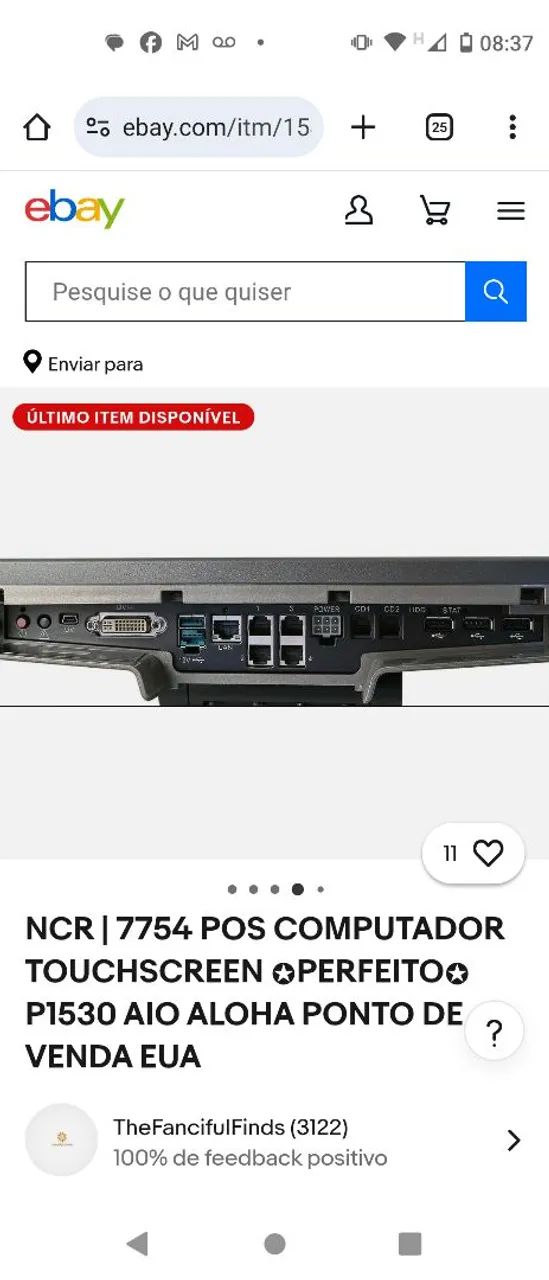 ALL in one toch NCR em funcionamento ótimo para comércio  - Foto 4