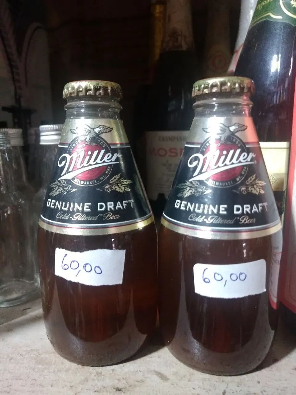  Garrafas de Cerveja Miller Genuína