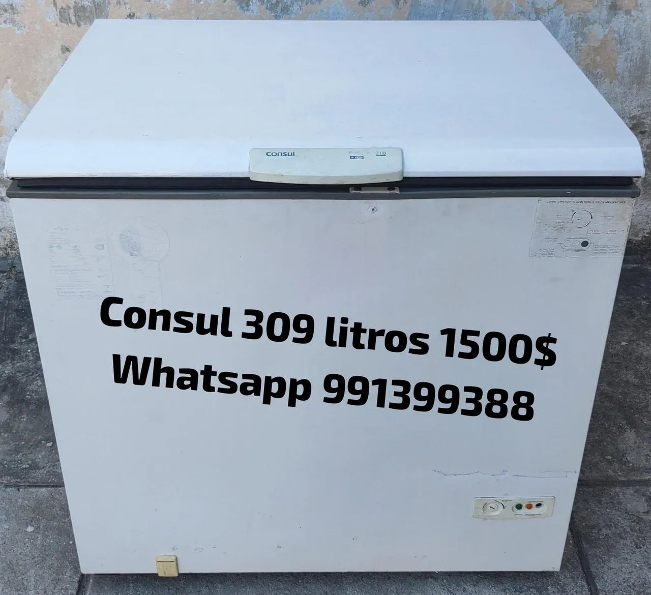 Freezer Consul 309 Litros gela e congela tomada 127 voltz entrego