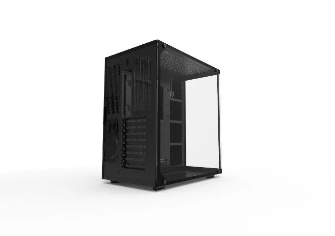 Gabinete Gamer Redragon Wideload, Mid Tower, Vidro Temperado, Black, Sem fonte, Sem fan, G - Foto 2