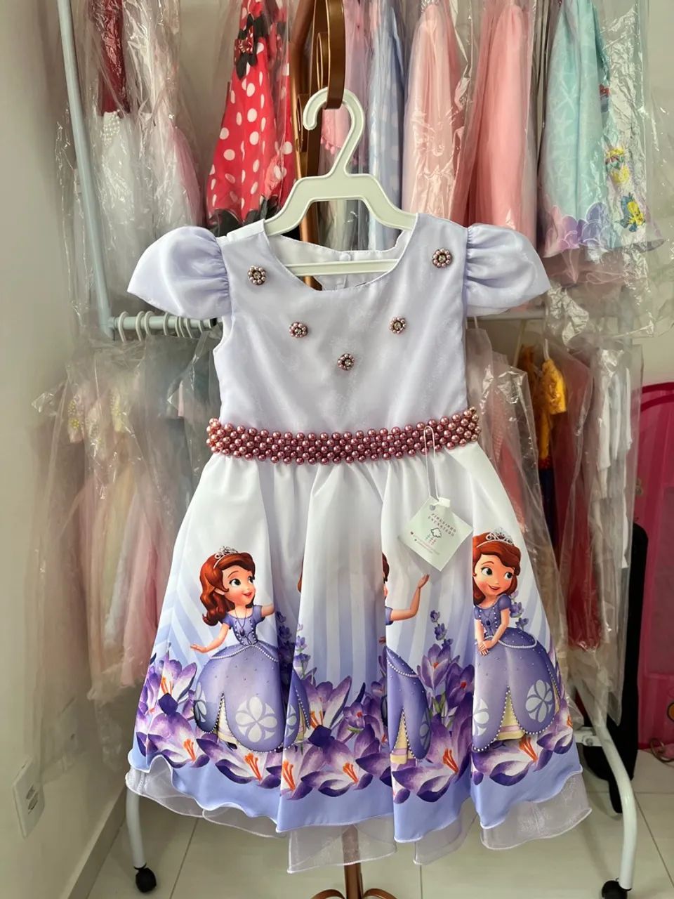 Aniversário Tema Princesa Vestido De AniversÃ¡rio Princesa Sofia