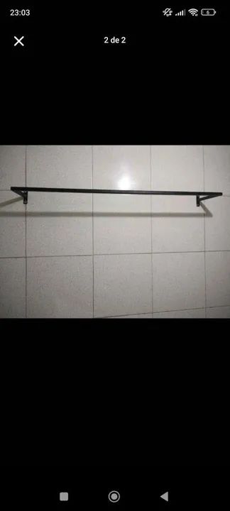 Arara estilo industrial na promoção 50 reais de 1 metro