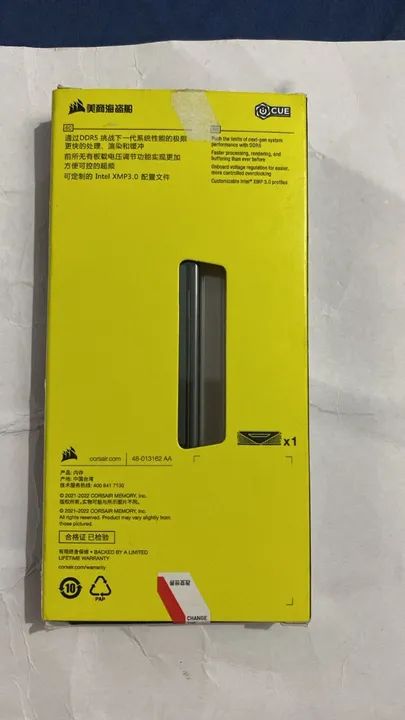 Memória RAM Corsair Vengeance DDR5 16GB 5600MHz - Nova - Foto 2