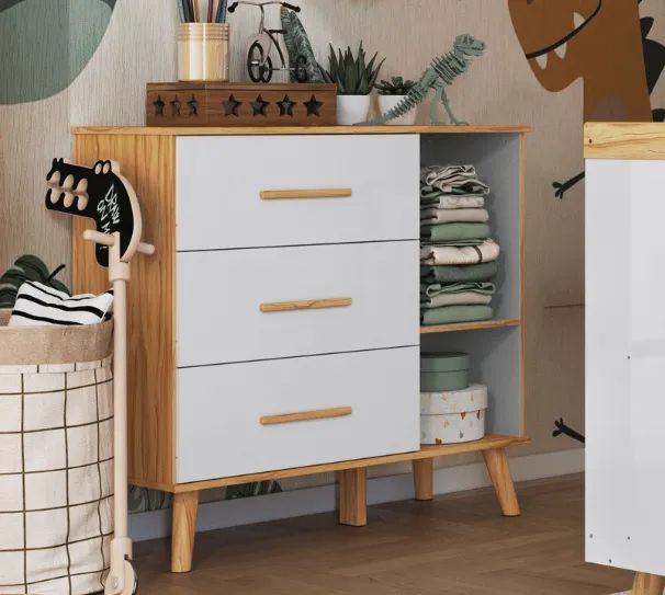 Comoda Sky 1 Porta Lisa, 100% MDF (Nova) - Foto 2