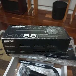 MICROFONE SHURE SM58 NOVO SO FOI TETSDO, - Foto 3