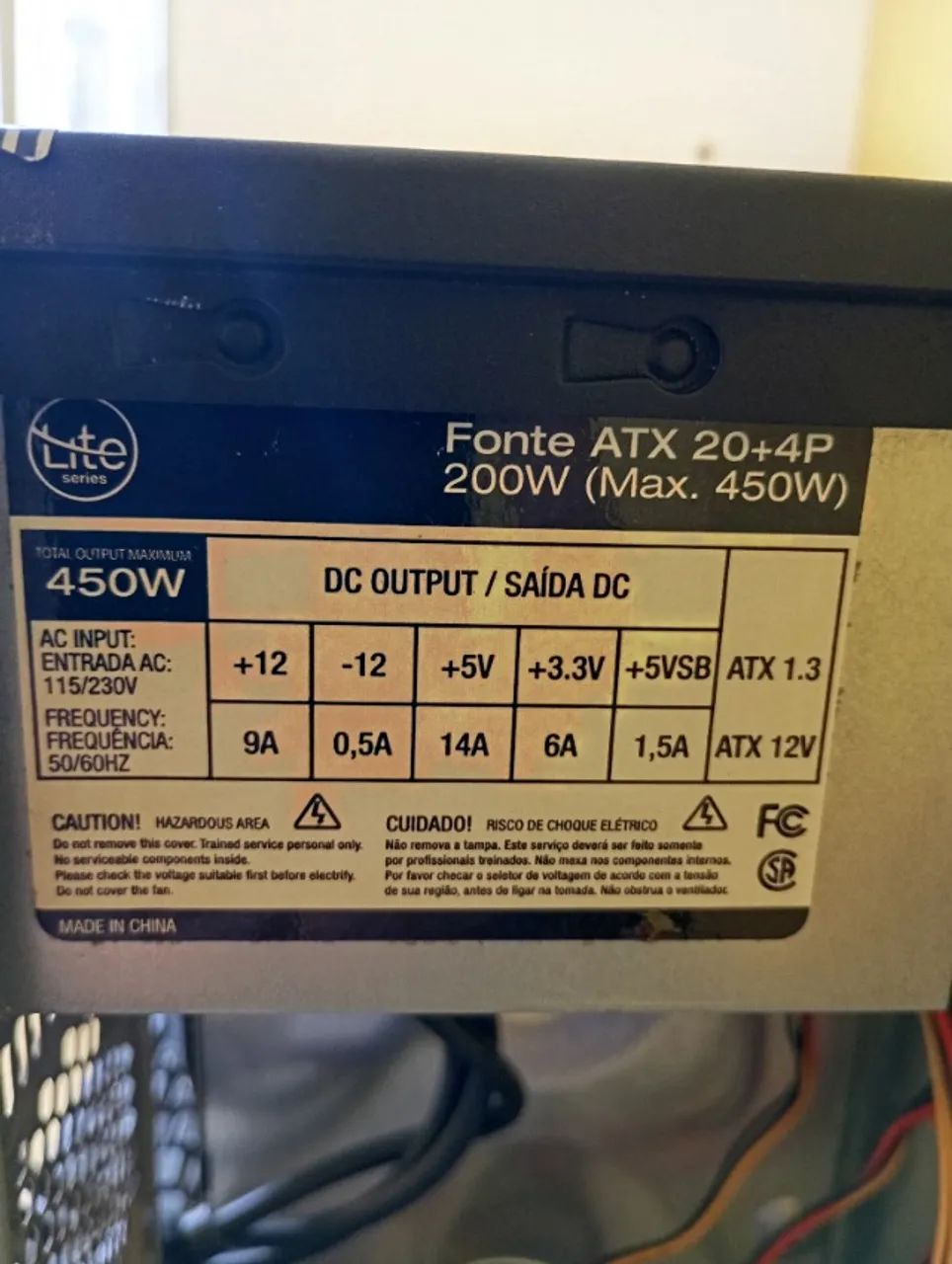 gabinete com fonte e cooler para montagem de computador - Foto 4