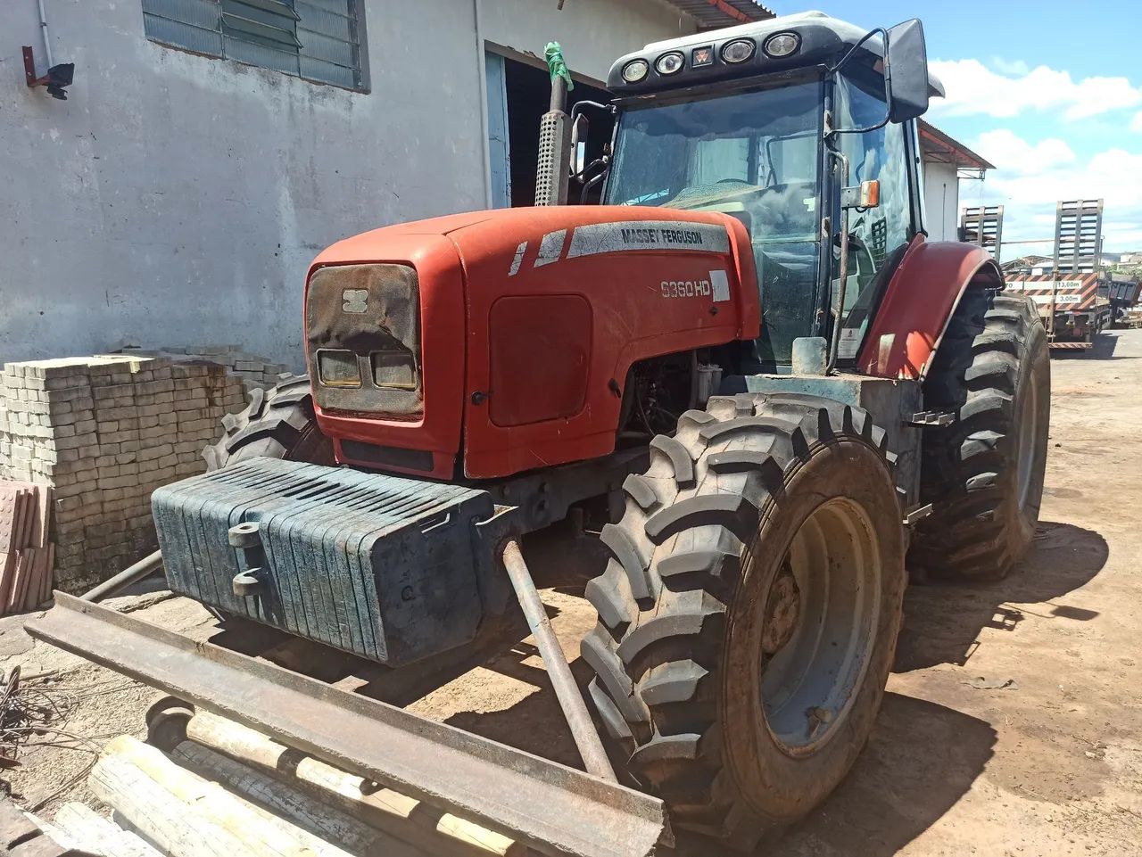 Trator Massey Ferguson 6360HD ano 2008 - Foto 2