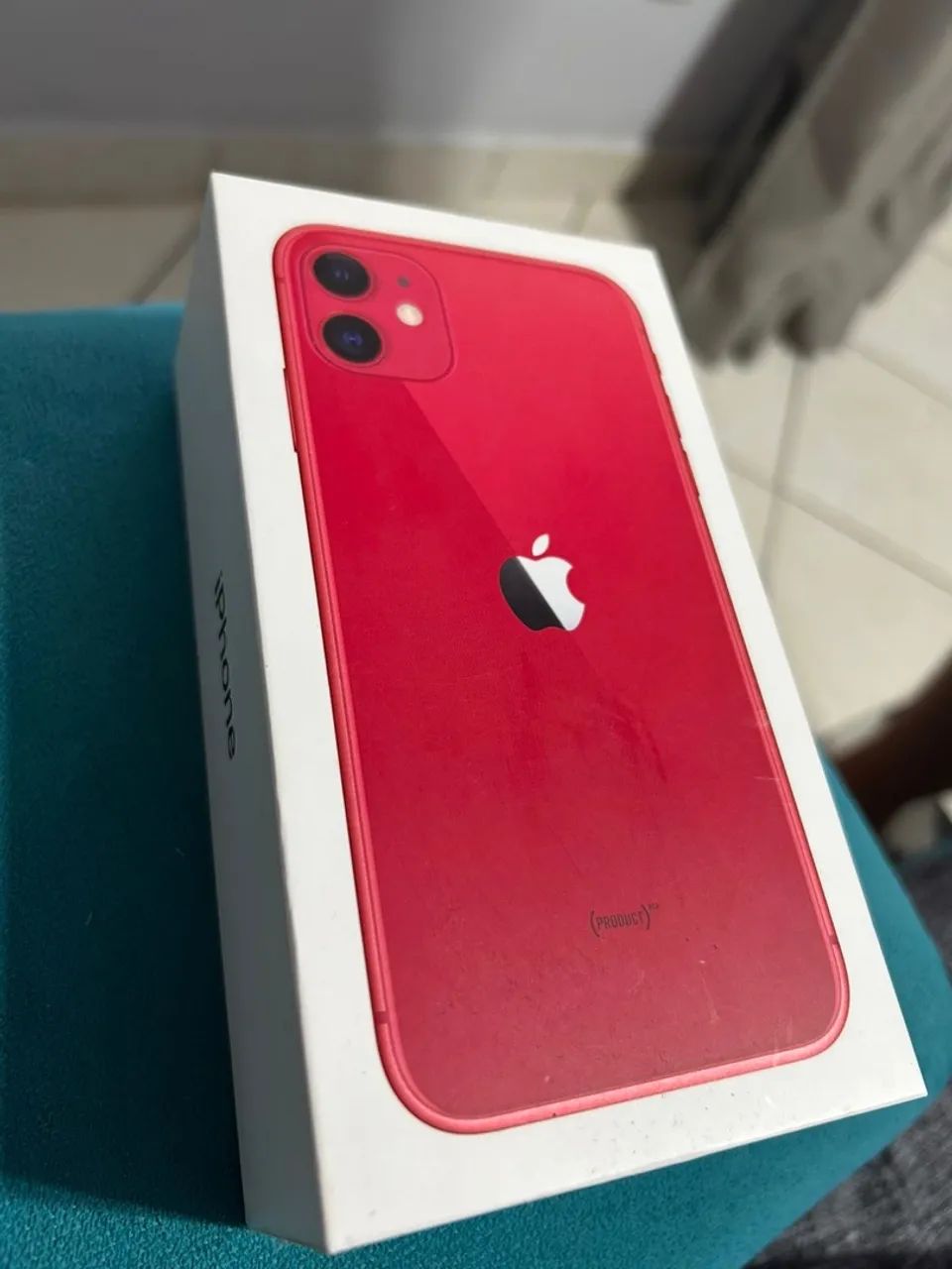 iPhone 11 Red 128gb Completo Único Dono