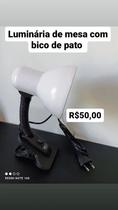 Luminária de mesa com bico de pato/ MEGA OFERTA IMBATÍVEL 