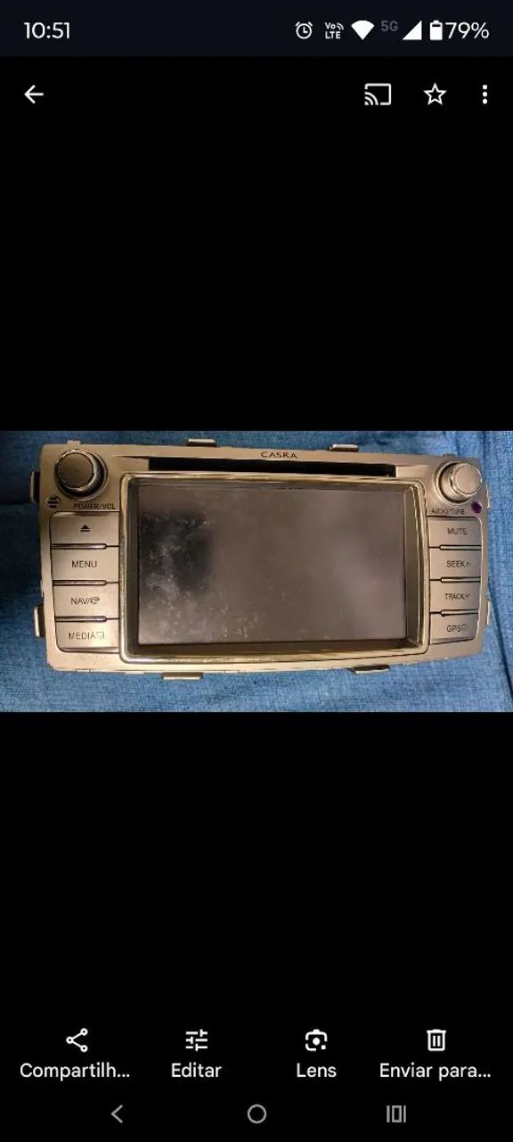 DVD Player Caska Hilux 