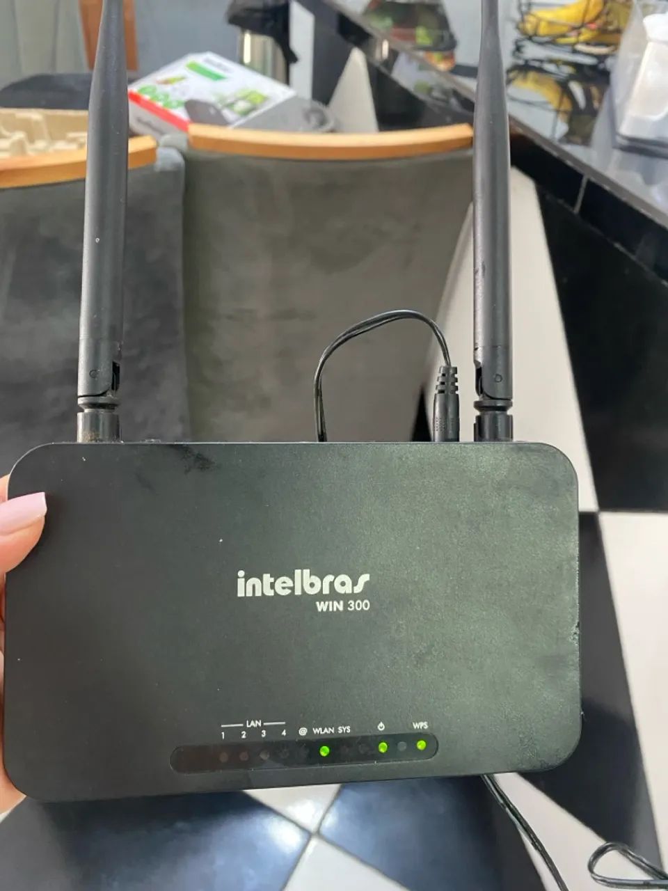 Roteador Intelbras Wireless WIN300 - Super Alcance e Velocidade - Foto 3